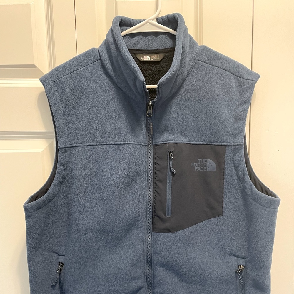 The North Face Fleece Vest, Blue , Men’s L